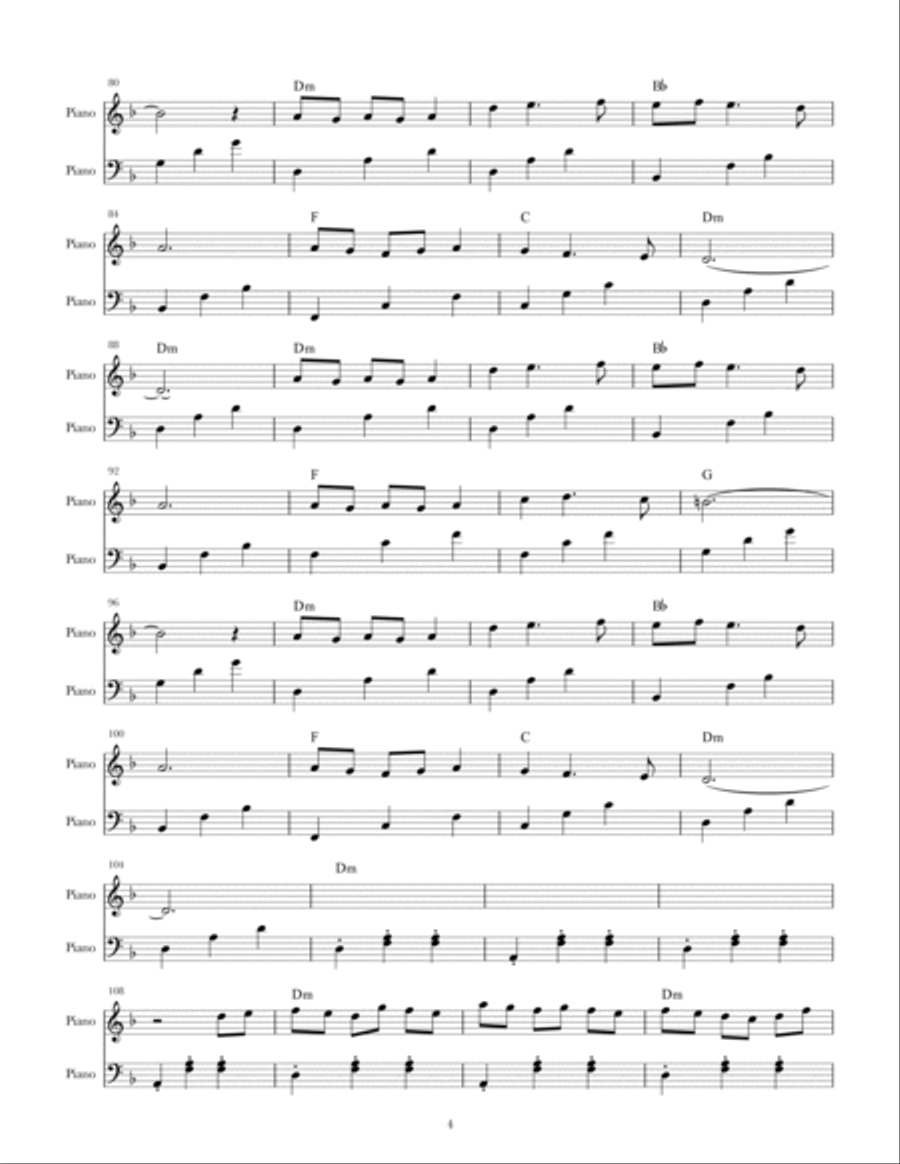 Aandhi Piano Solo scores gallery preview page 4