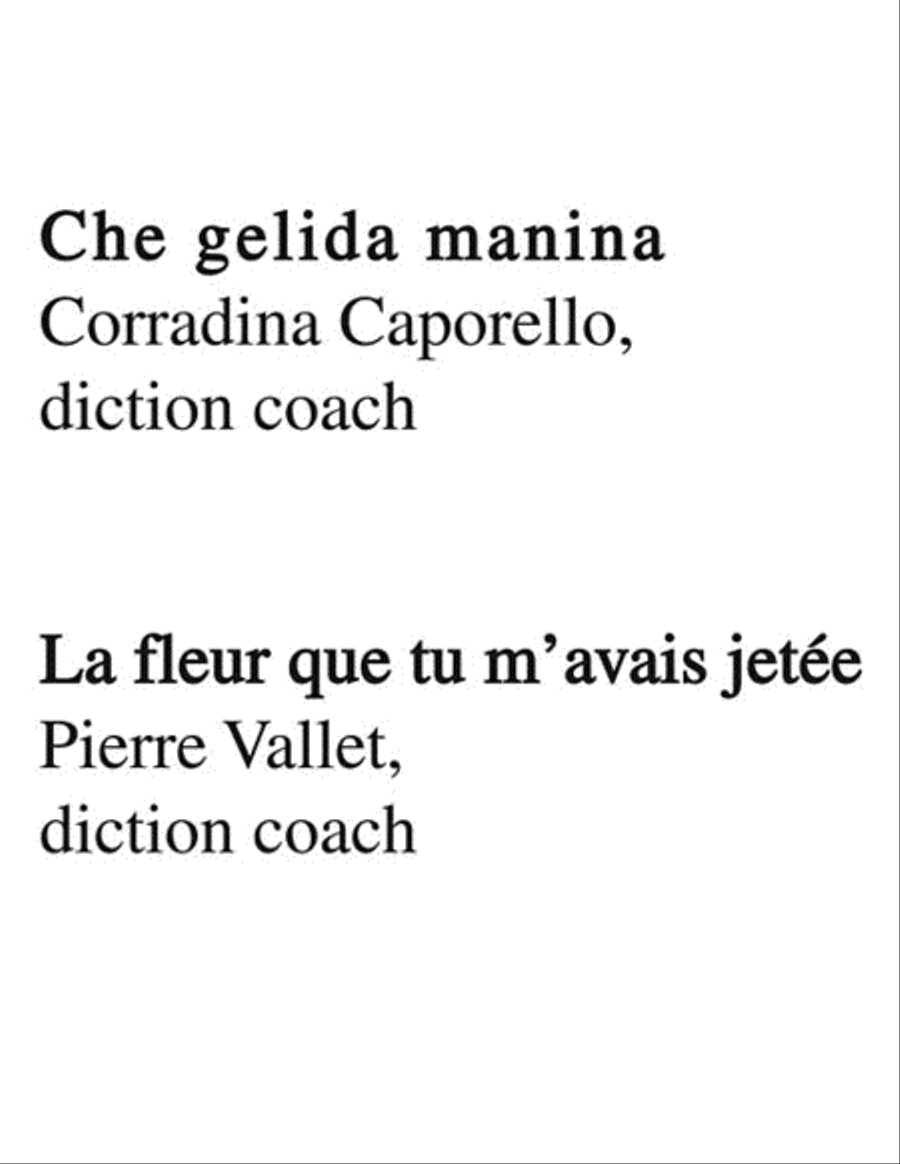 Diction Coach - G. Schirmer Opera Anthology (Arias for Tenor) Voice Solo scores gallery preview page 6