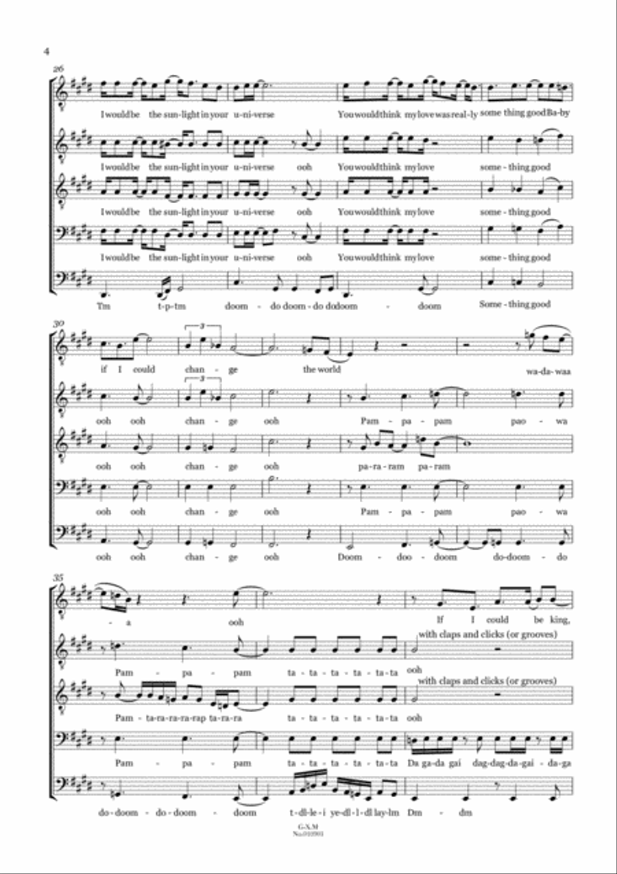 Change The World TTBB scores gallery preview page 5