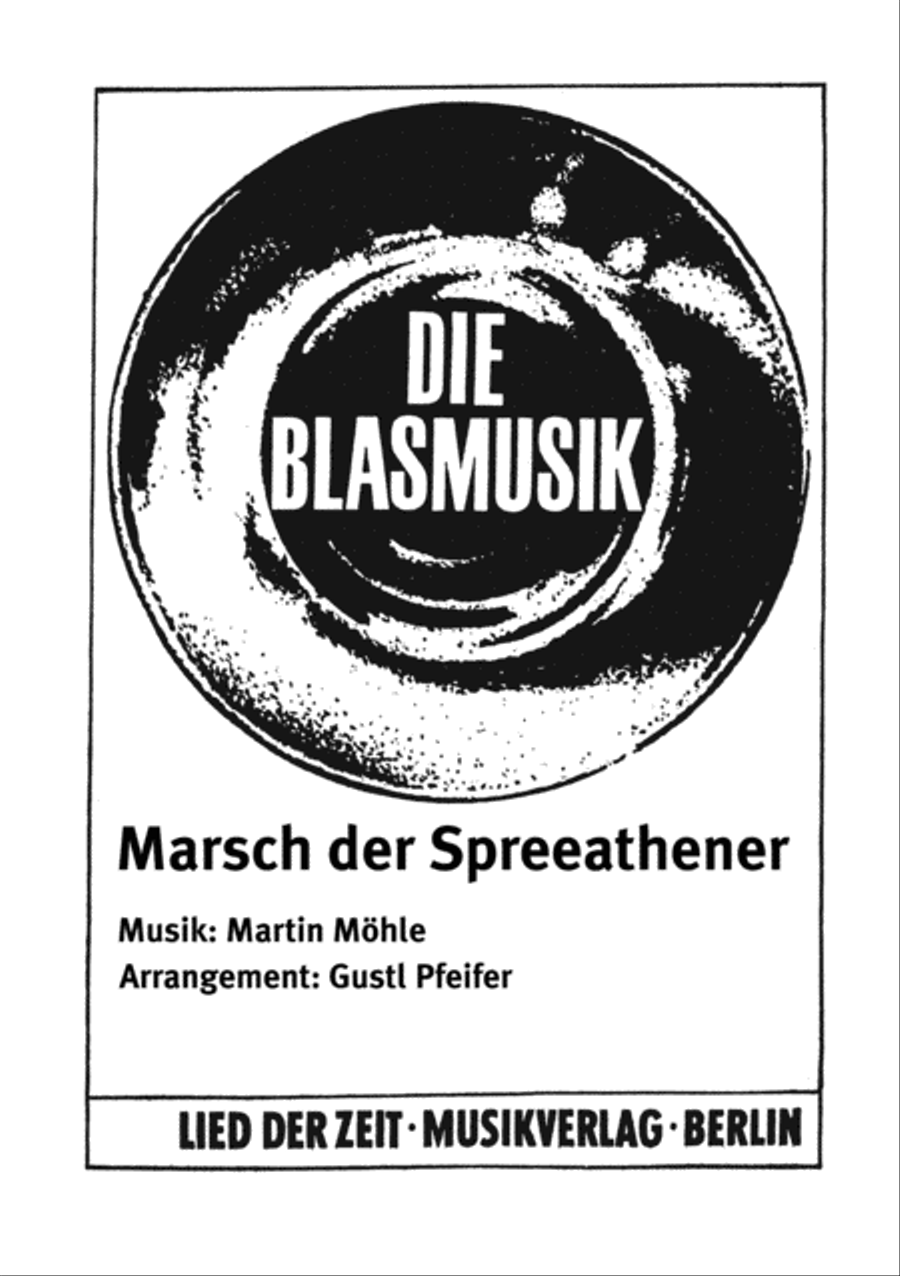 Marsch der Spreeathener Clarinet scores gallery preview page 1