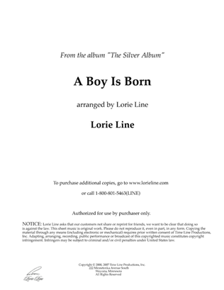 Book cover for A Boy Is Born In Bethlehem