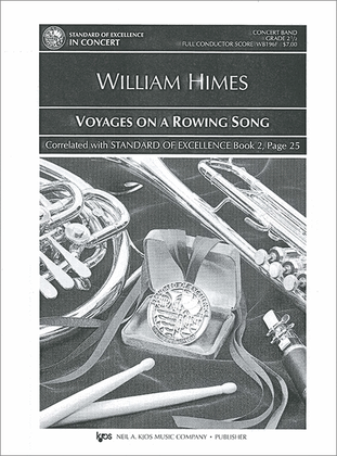 Book cover for Voyages on a Rowing Song - Score