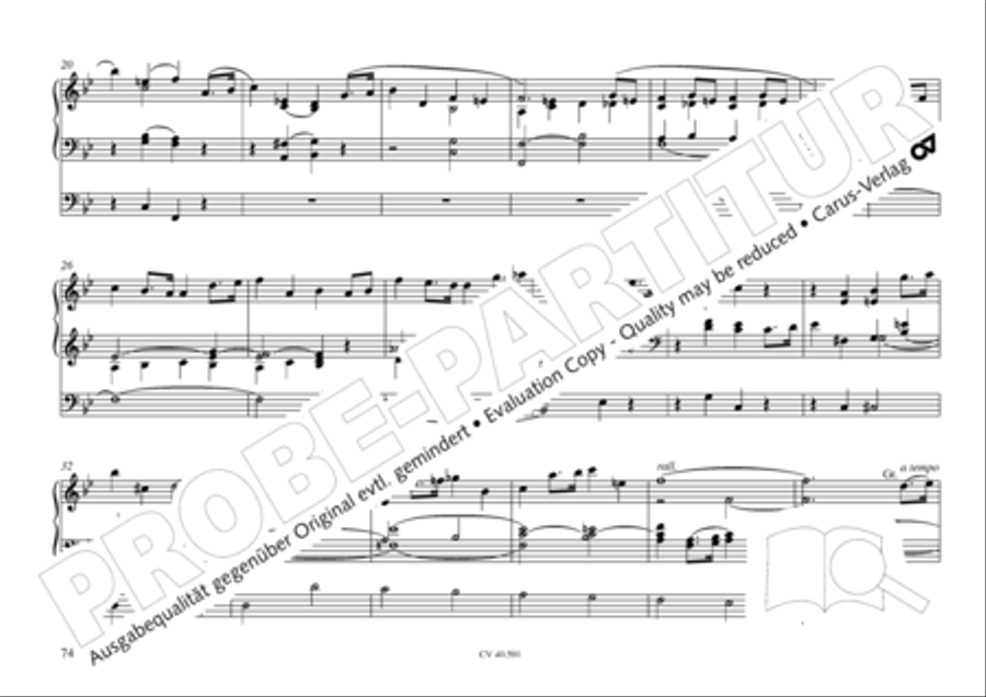 Free Organ Music from the Romantic Period, Vol. III (Freie Orgelmusik der Romantik, Band III) Organ scores gallery preview page 75