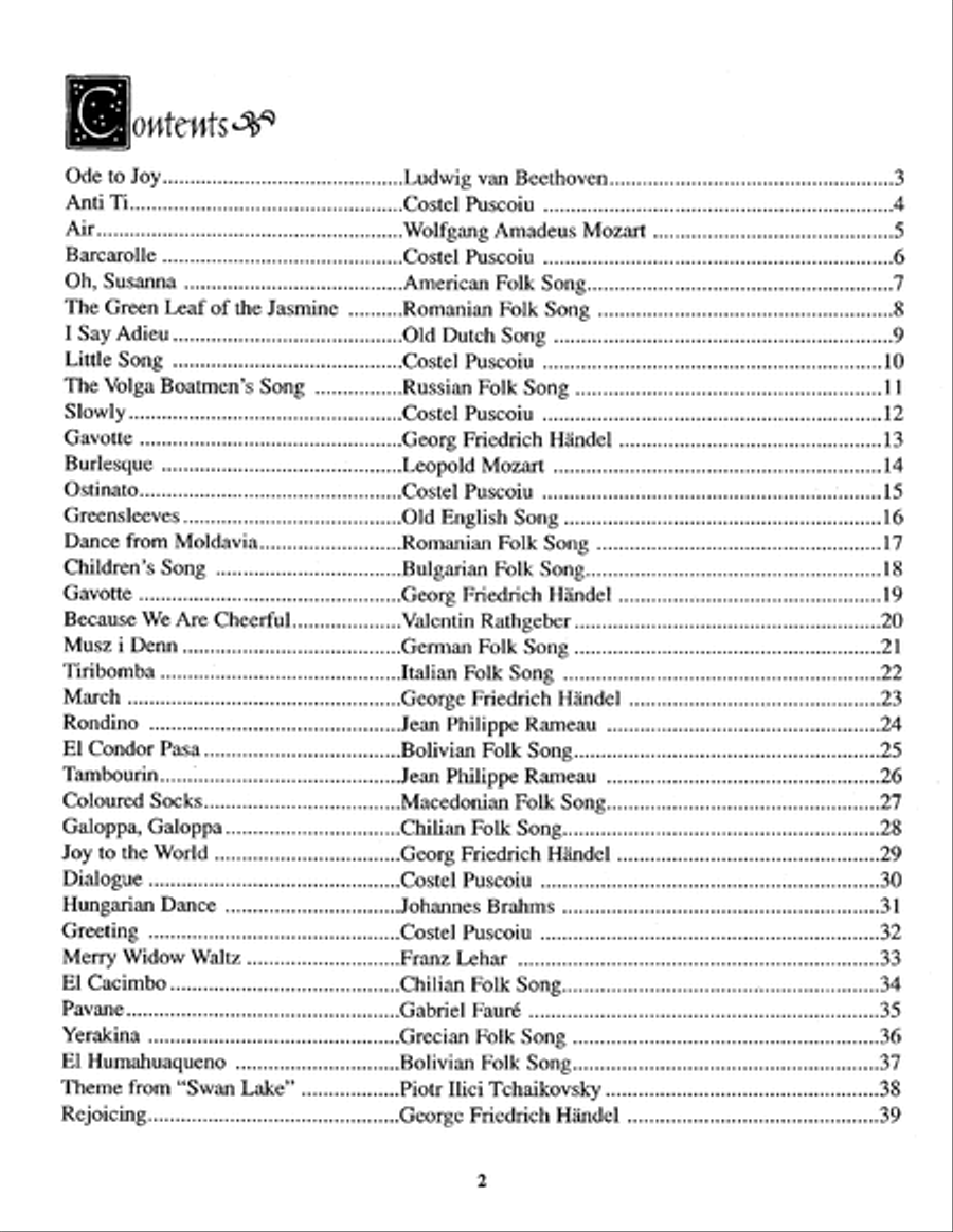 Easy Duets for Soprano Recorder Woodwind Duet scores gallery preview page 3