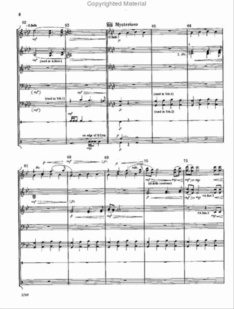 Diabolique Diabolique Concert Band scores gallery preview page 8