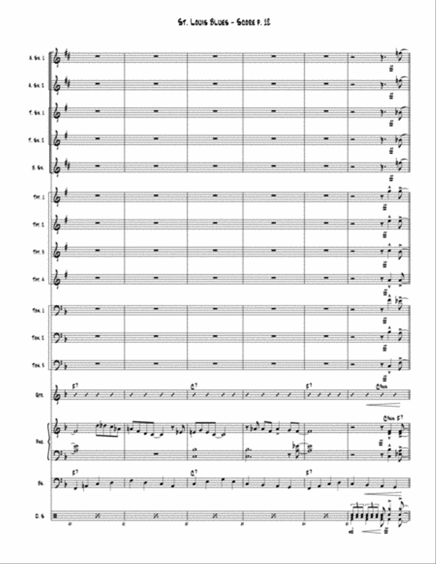 St. Louis Blues St. Louis Blues Jazz Ensemble scores gallery preview page 13