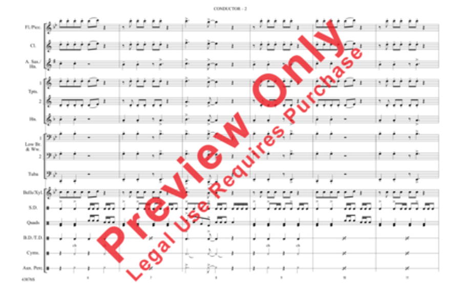 Birthday Birthday Marching Band scores gallery preview page 3