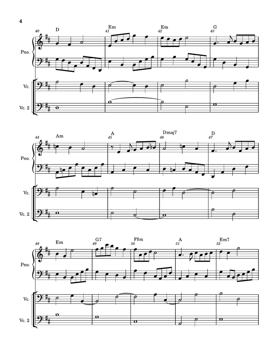 Rondo for Piano and Two Cellos Piano Solo scores gallery preview page 4