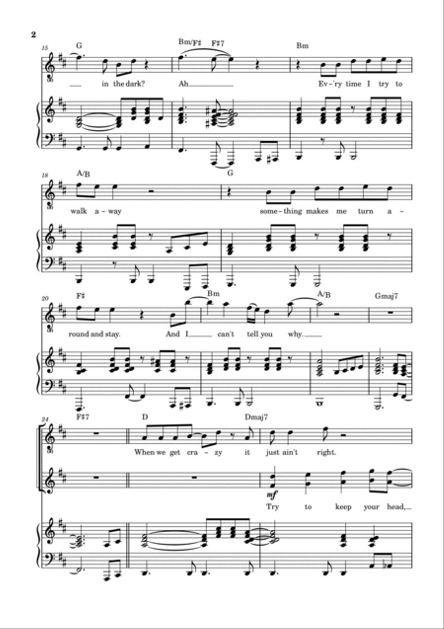 I Can't Tell You Why Voice scores gallery preview page 3