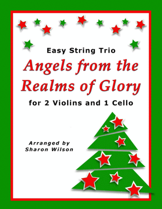 Book cover for Angels from the Realms of Glory (for String Trio – 2 Violins and 1 Cello)