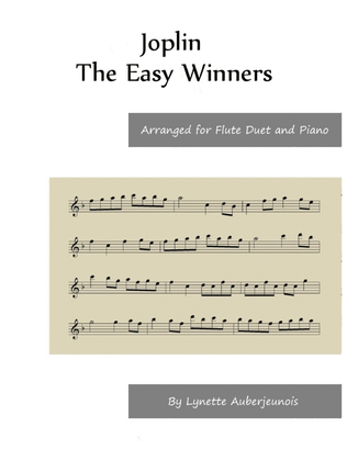 The Easy Winners - Flute Duet and Piano