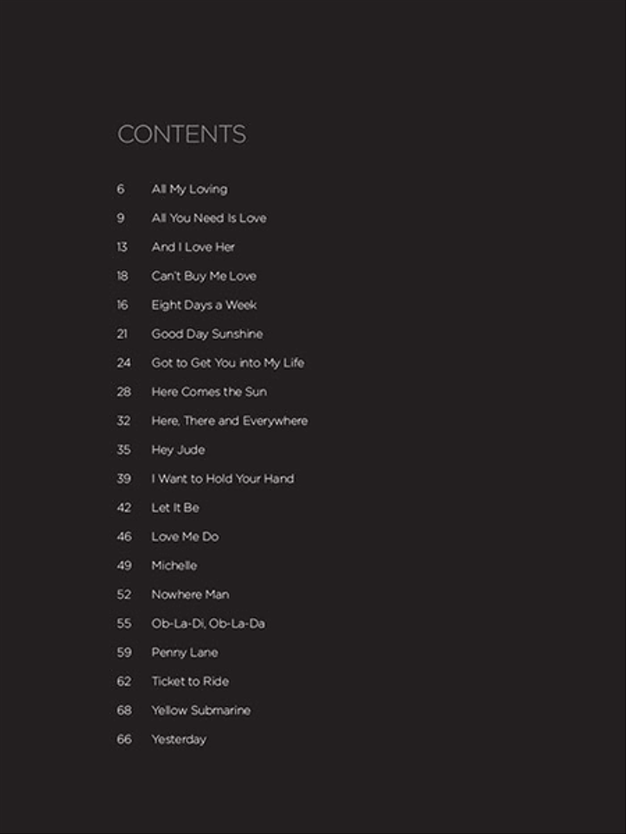 The Beatles for Ukulele Ukulele scores gallery preview page 2