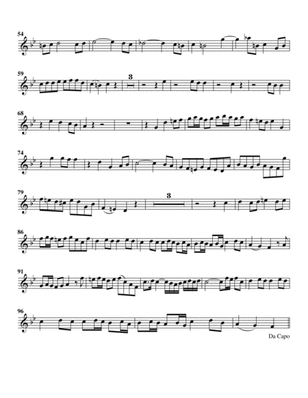 Wie eilen mit schwachen from cantata BWV 78 (arrangement for 4 recorders) image number null