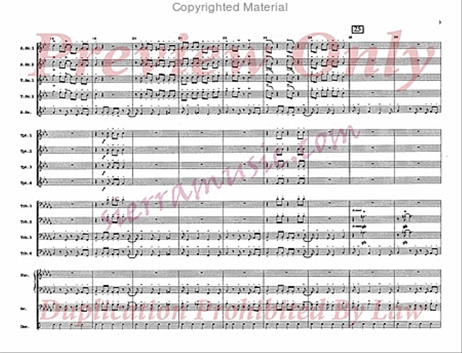 Shadrack Big Band scores gallery preview page 4