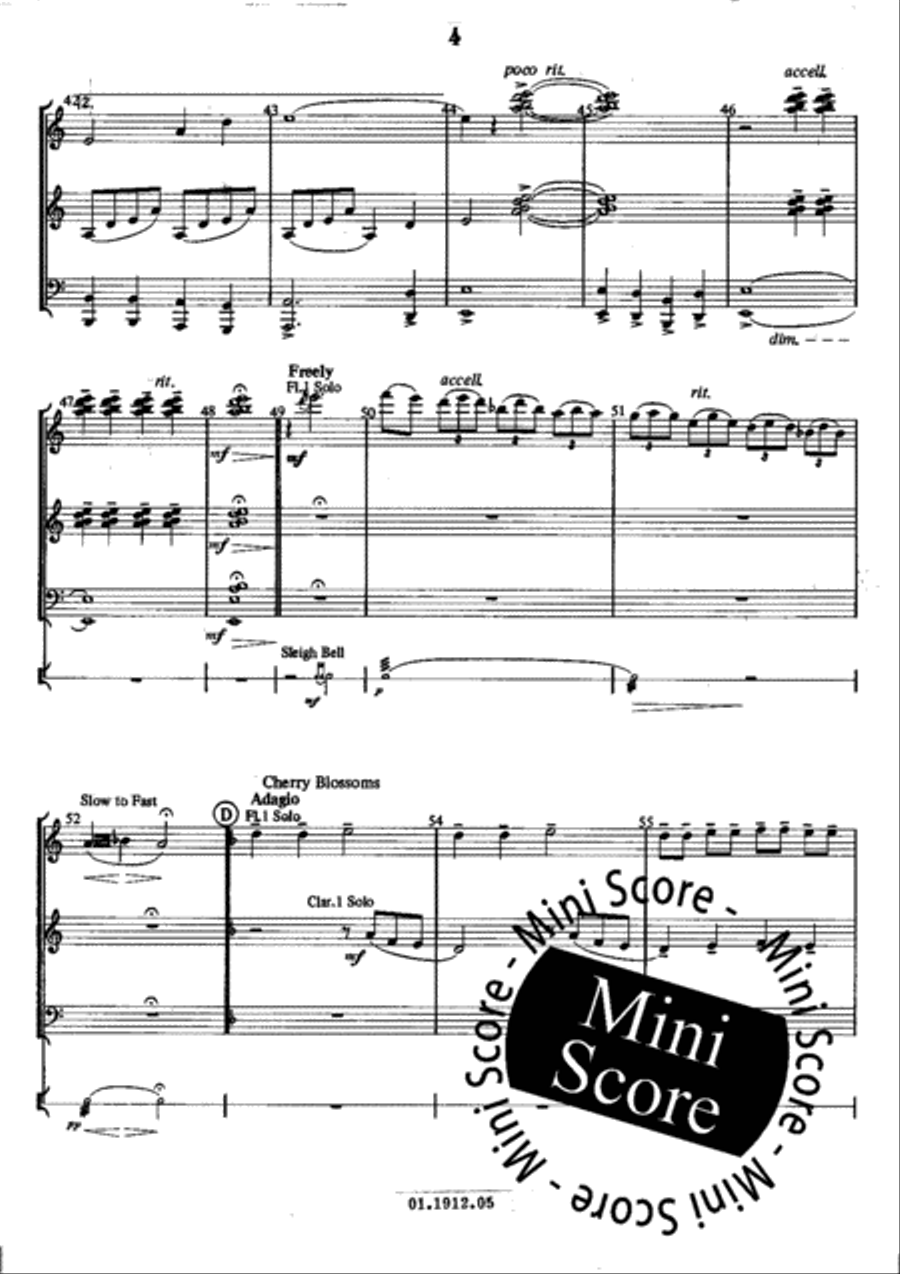 Japanese Tune - Concert Band - Sheet Music | Sheet Music Plus