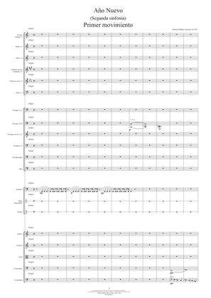 Año Nuevo (Second Symphony) - Score Only