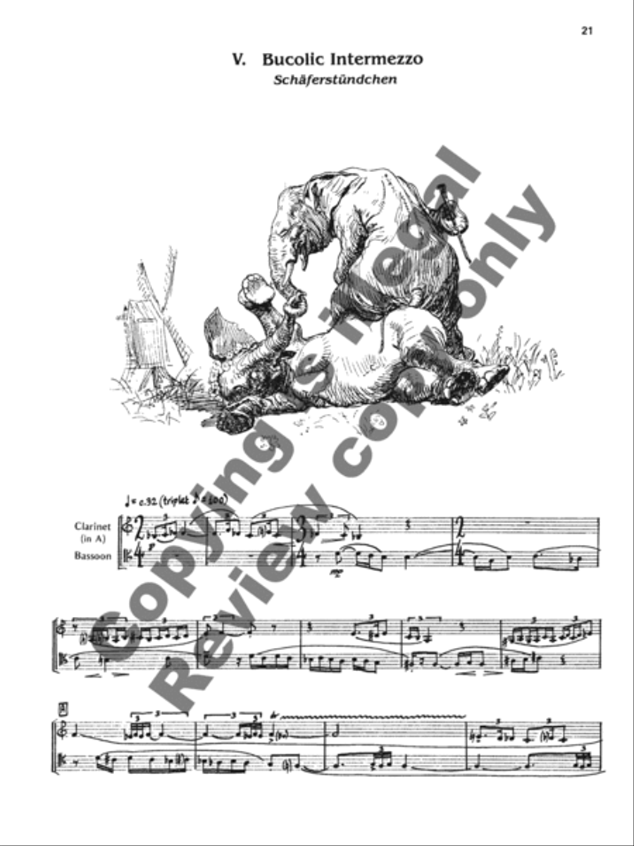 Skizzen (Score) Skizzen (Score) Woodwind Quintet scores gallery preview page 7