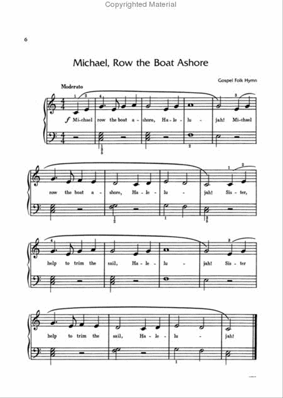 Folk Tune Favorites, Level 1 Piano Method scores gallery preview page 2