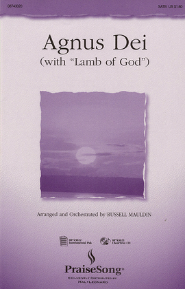 Book cover for Agnus Dei (with “Lamb of God”)