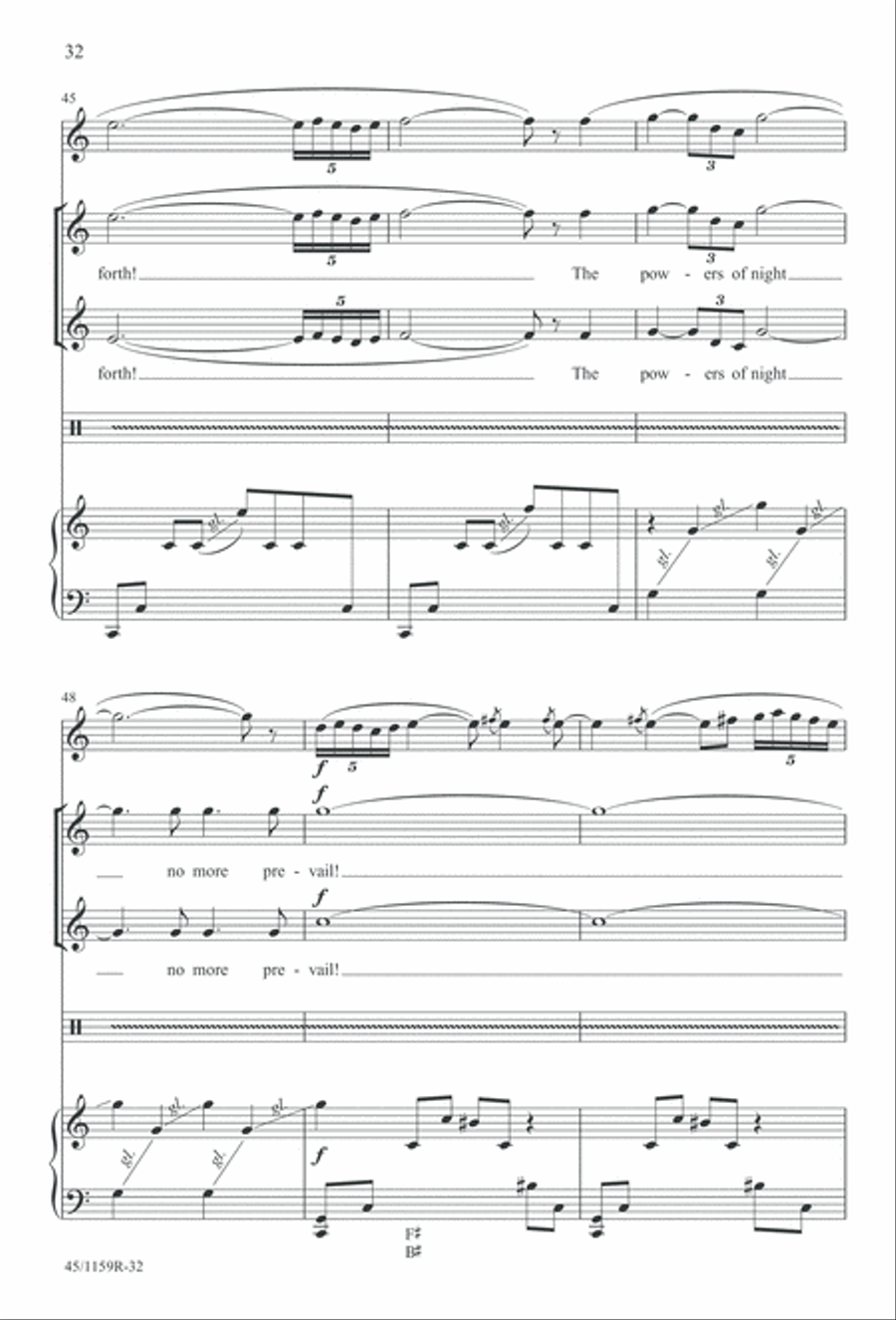 The Day of Hope - Choral/Full Score SSAA scores gallery preview page 32