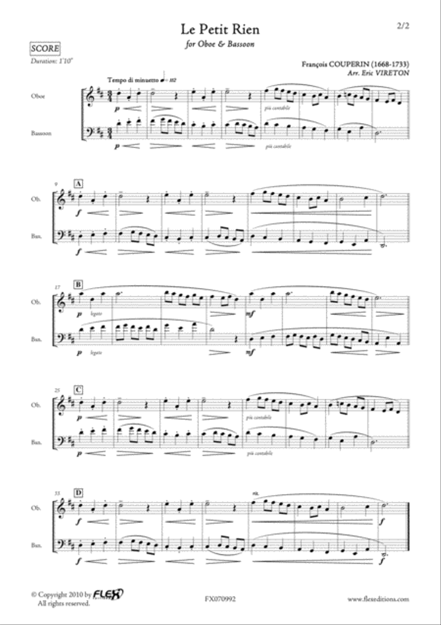 Le Petit Rien Bassoon scores gallery preview page 2