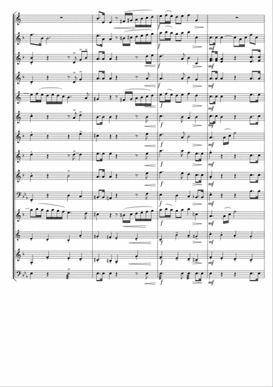 March Prelude - 'On this Day' for Brass Band by David Catherwood Brass Band scores gallery preview page 4