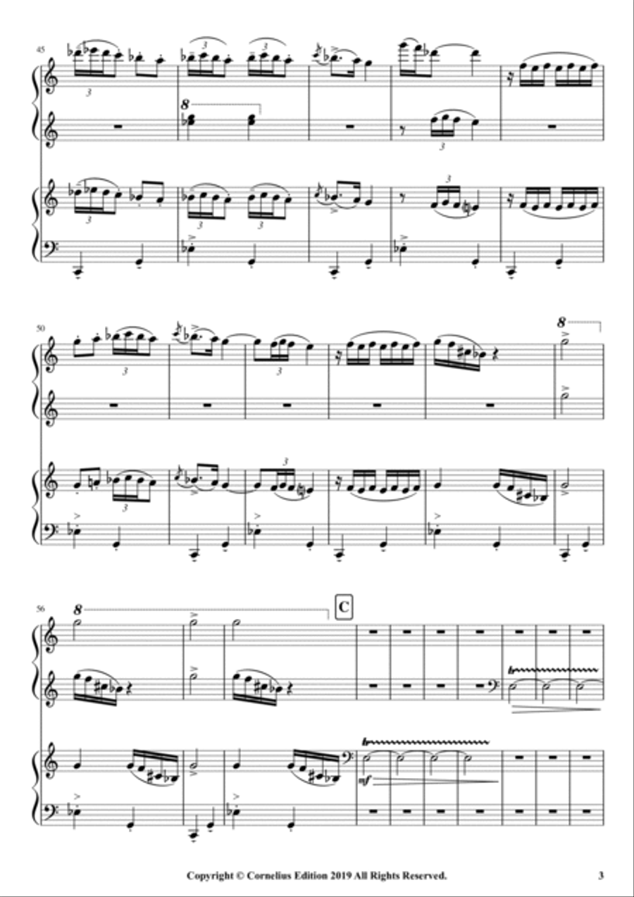 Ritual Fire Dance El Amor Brujo Manuel De Falla Piano 4 Hands Piano Method scores gallery preview page 5