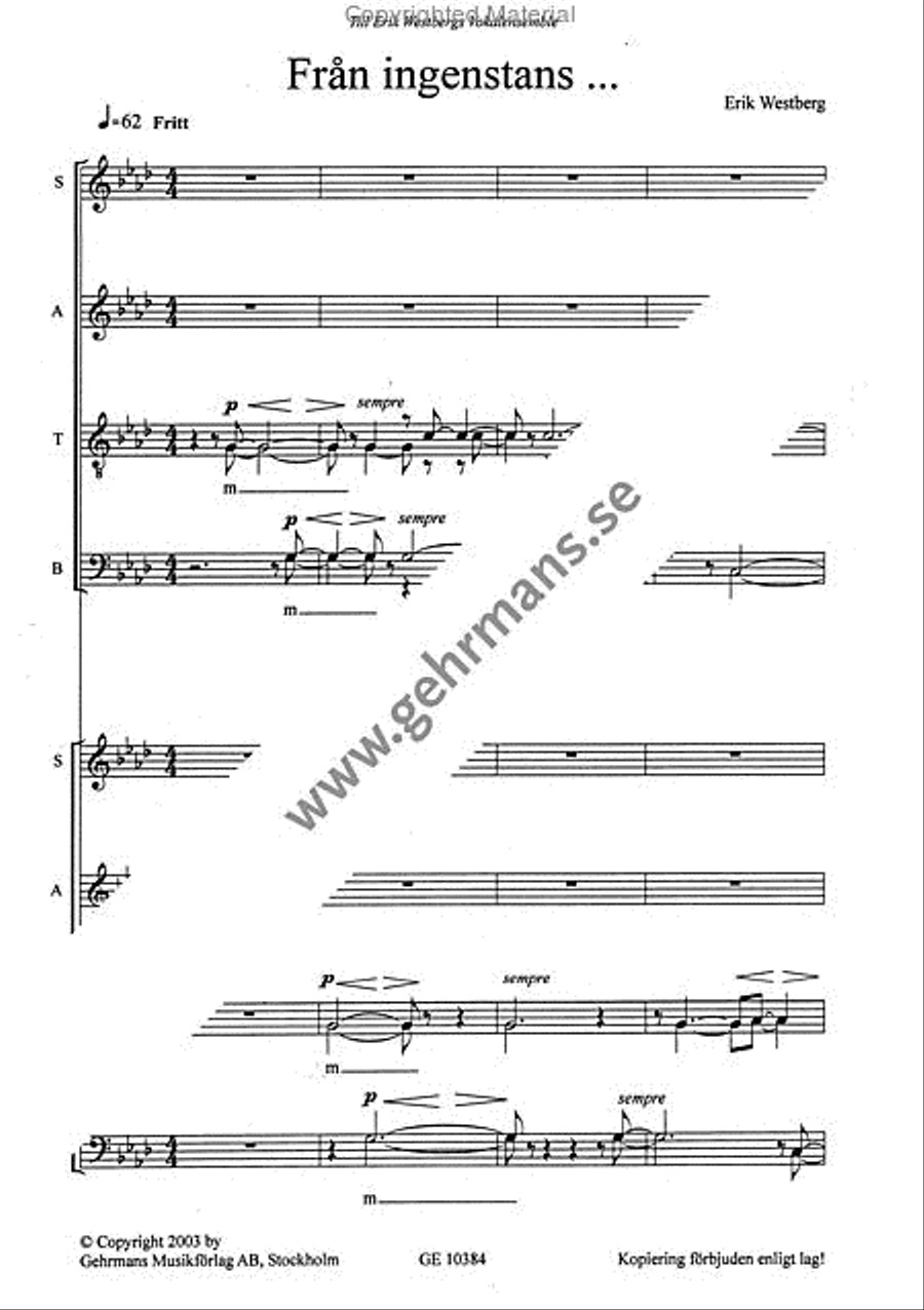Fran ingenstans ... 4-Part scores gallery preview page 2