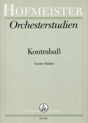 Orchesterstudien fur Kontrabass