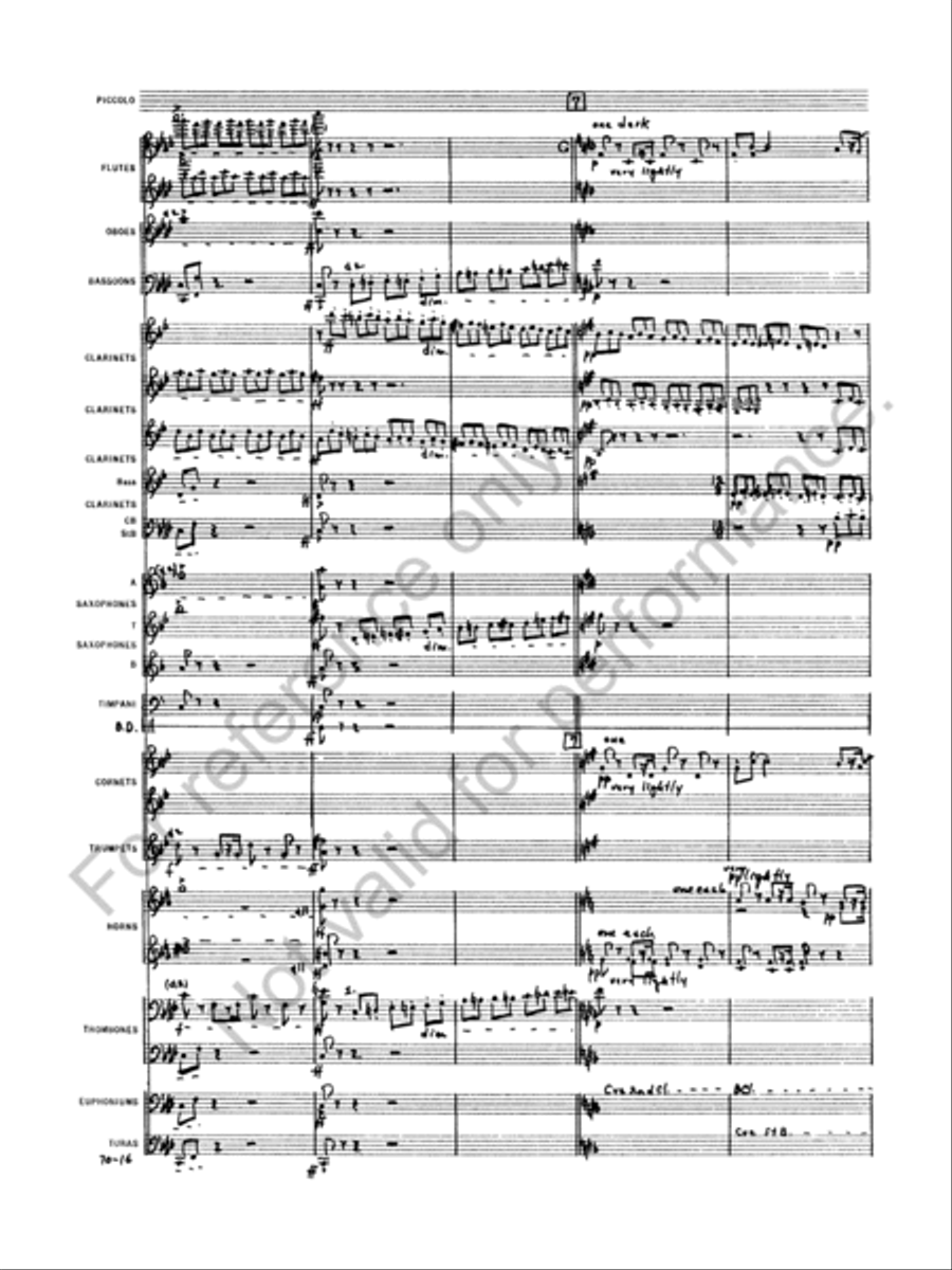 Symphony No. 6 Concert Band scores gallery preview page 18