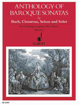 Book cover for Anthology of Baroque Sonatas