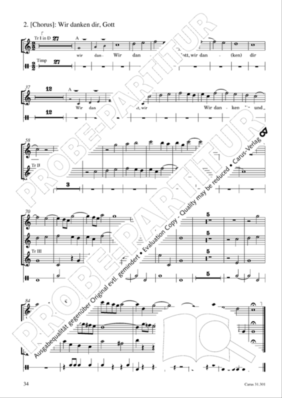 Bach for Brass 1: Cantatas I Voice scores gallery preview page 43
