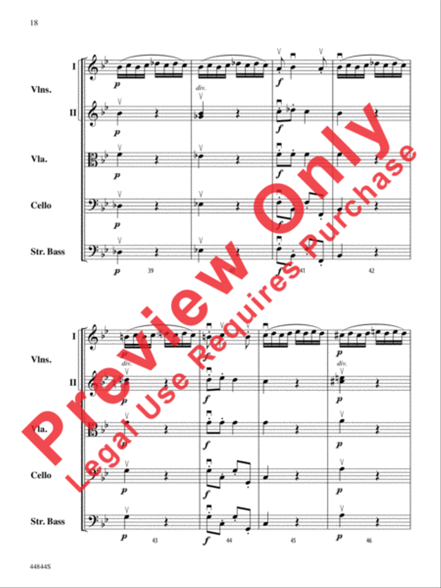 Concerto Grosso, Opus 6, No. 8 String Orchestra scores gallery preview page 39