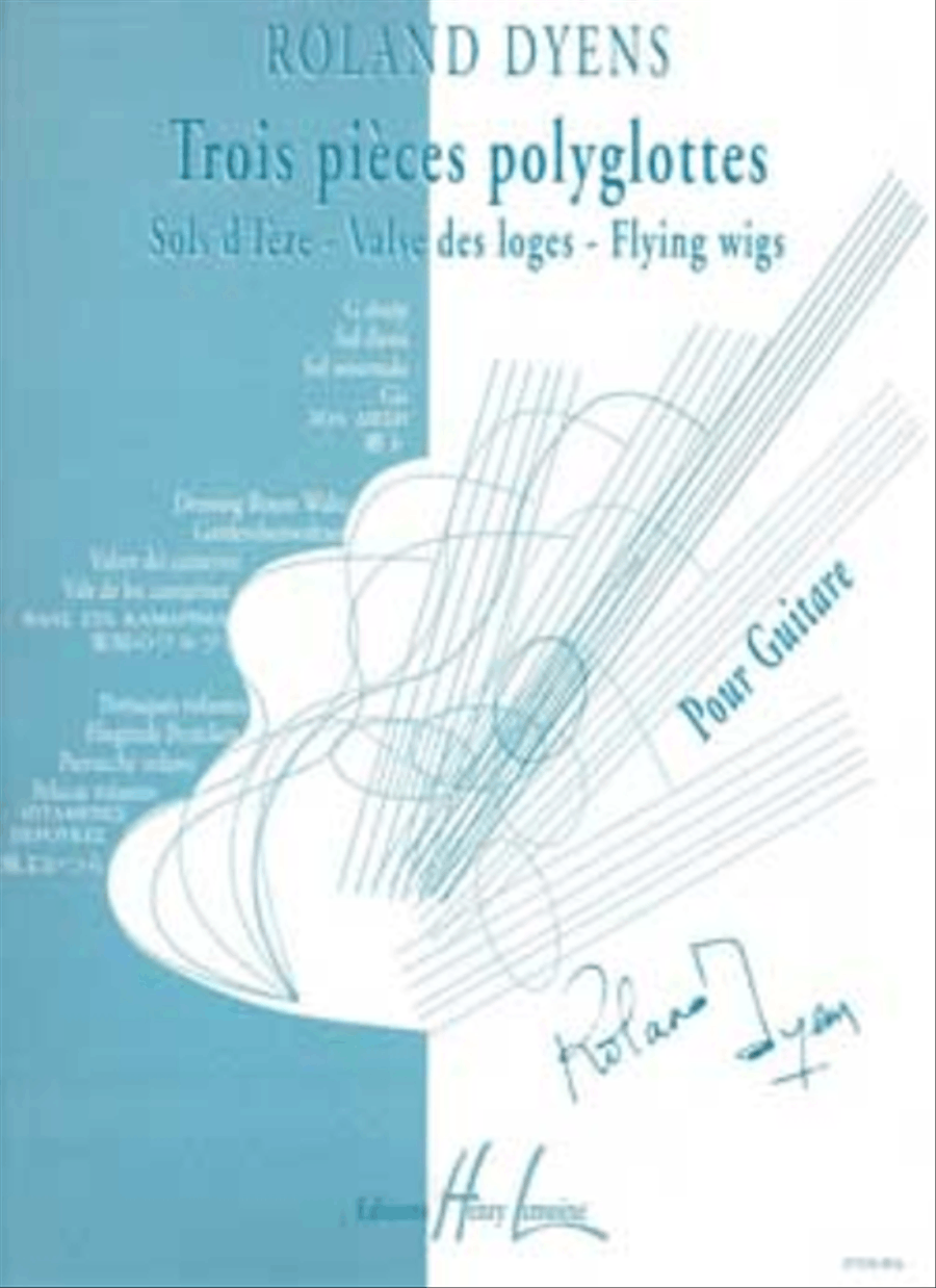 Pieces polyglottes (3) Acoustic Guitar scores gallery preview page 1