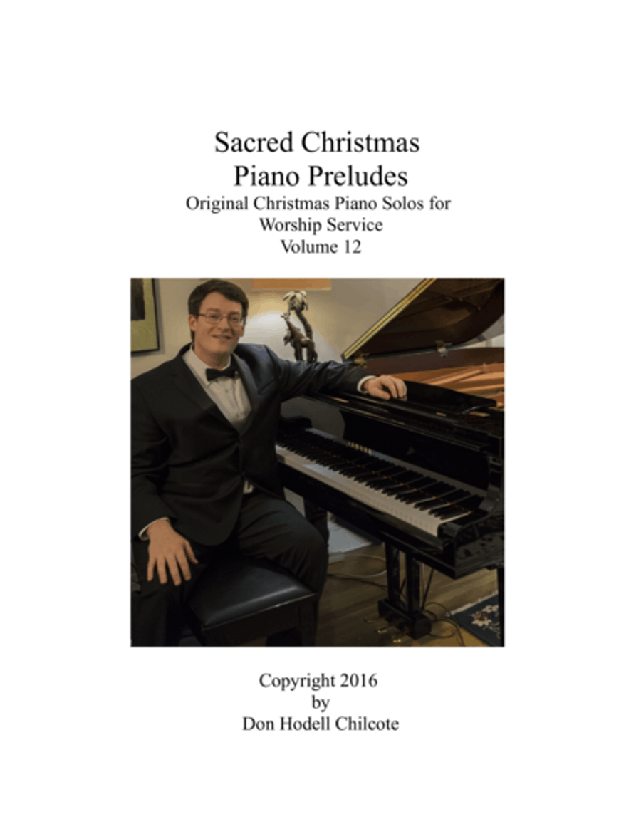 Sacred Christmas Piano Preludes, Volume 12 Piano Solo scores gallery preview page 1
