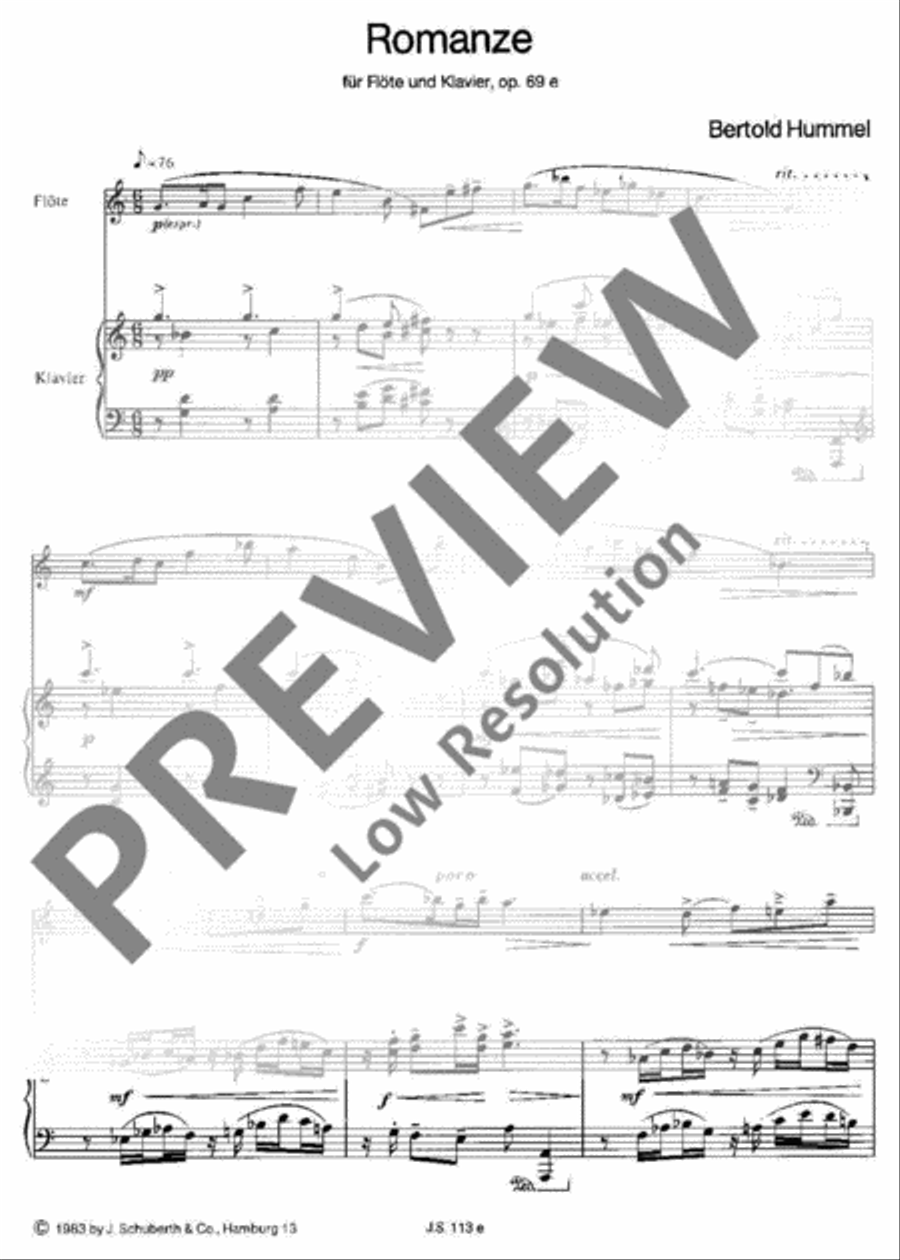 Romance Flute Solo scores gallery preview page 2