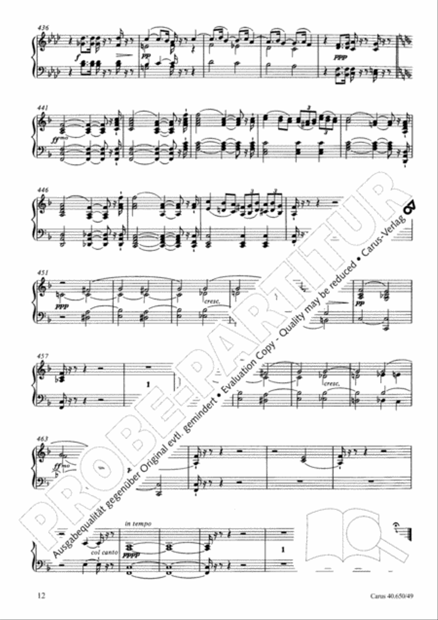 Petite Messe solennelle 4-Part scores gallery preview page 13