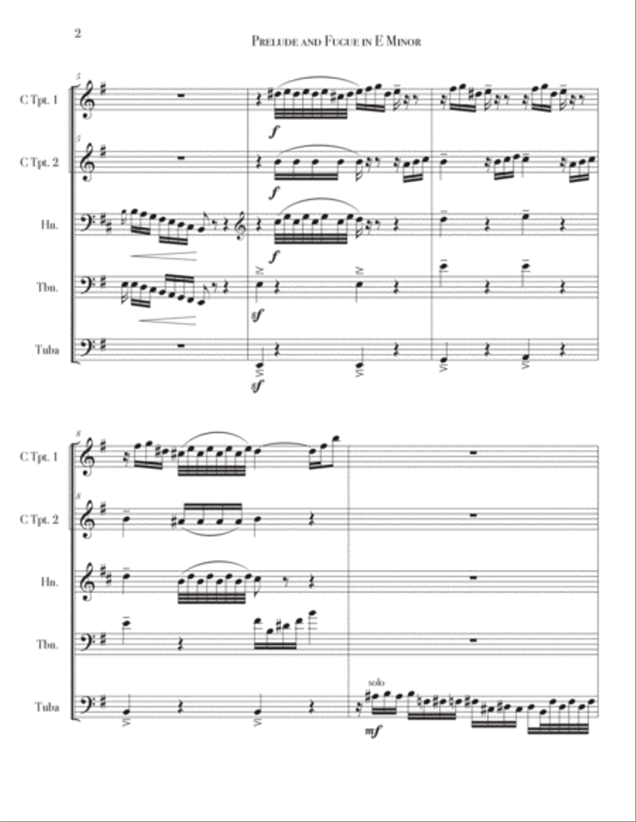 Prelude and Fugue in E Minor, 