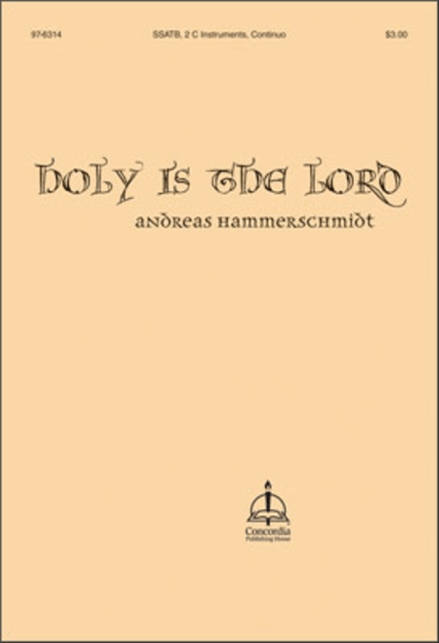 Holy Is the Lord / Heilig ist der Herr SSATB scores gallery preview page 1