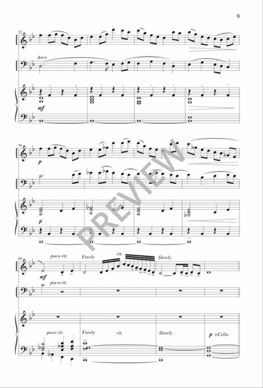 Palm Sunday Meditation Unison Choir scores gallery preview page 10
