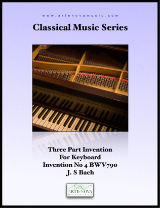 Three Part Invention for Keyboard No 4 BWV 790