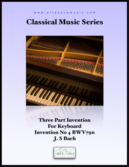 Three Part Invention for Keyboard No 4 BWV 790 image number null