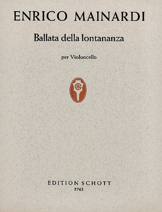 Ballata Della Lontonanza Cello