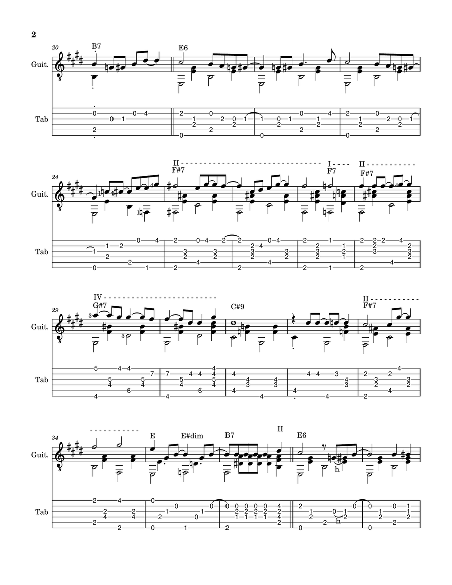 If I Didn't Care If I Didn't Care Acoustic Guitar scores gallery preview page 2