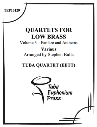 Book cover for Quartets for Low Brass