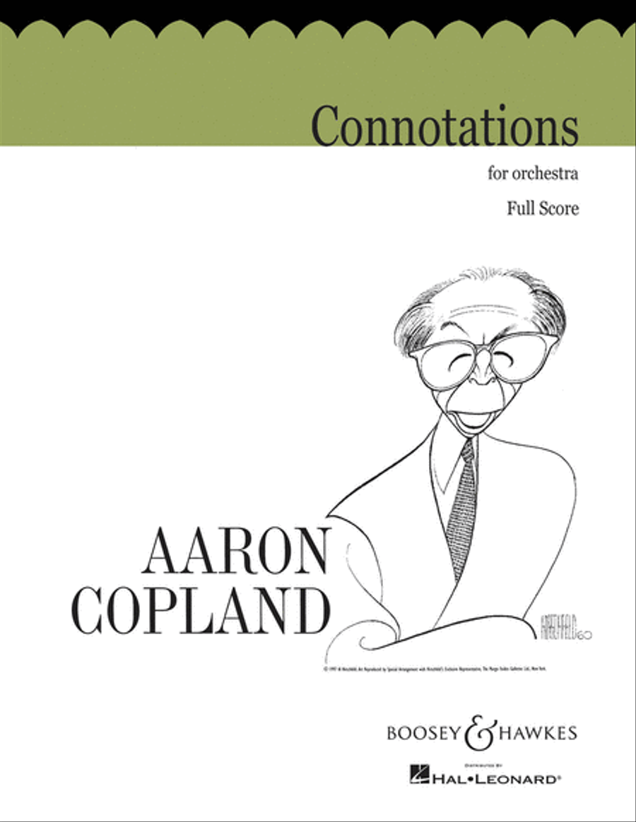 Connotations for Orchestra Orchestra scores gallery preview page 1