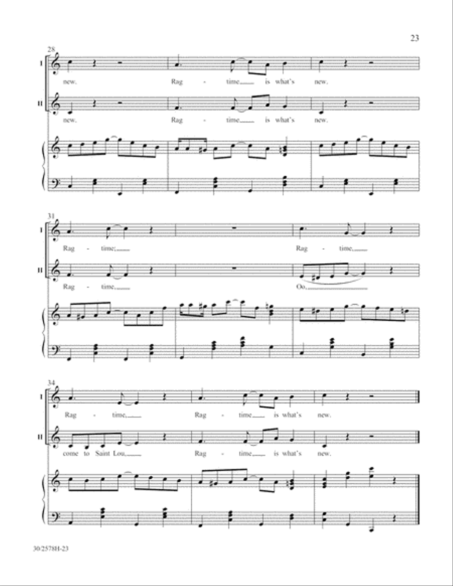 The World of Rhythm Unison Choir scores gallery preview page 24