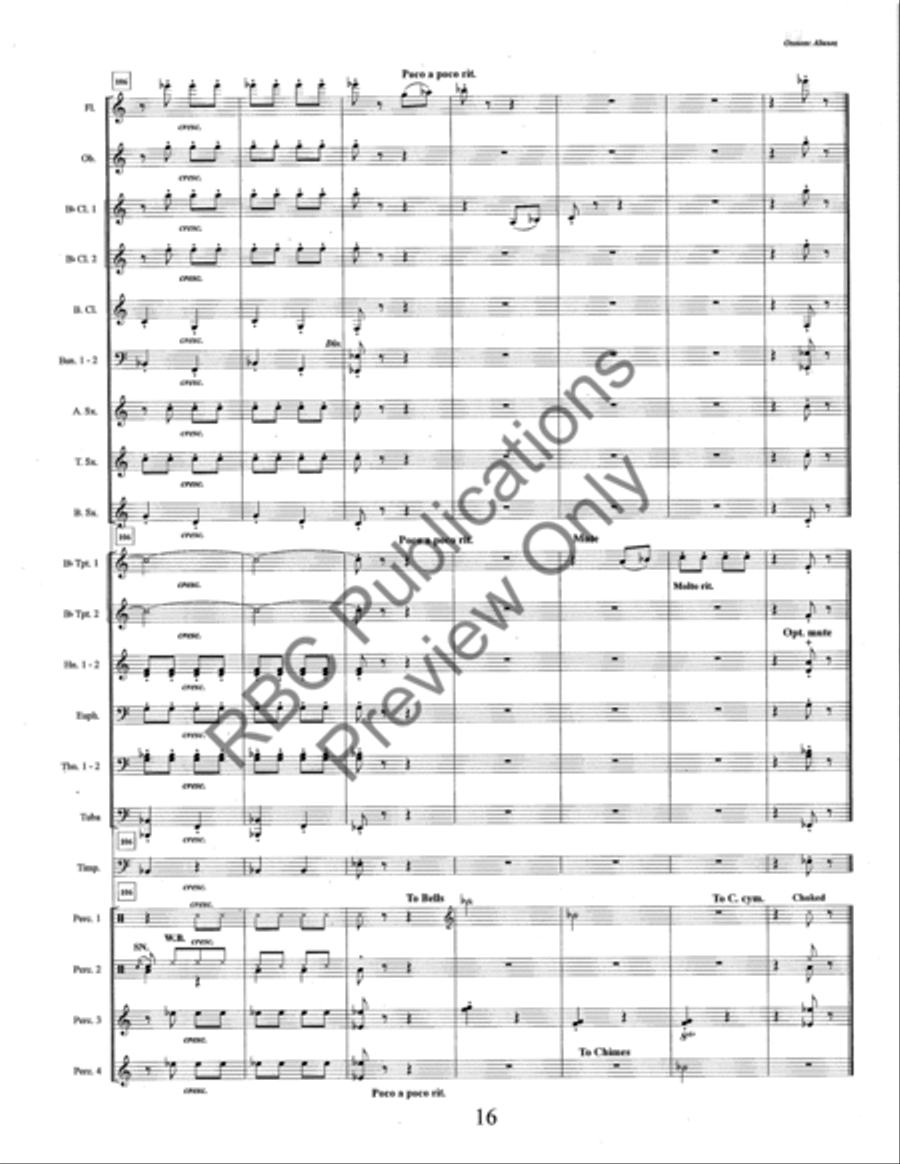 Aluxes (Score) Concert Band scores gallery preview page 19