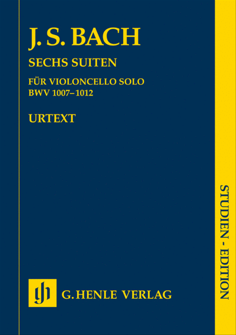 6 Suites for Violoncello BWV 1007-1012 Study Score scores gallery preview page 1