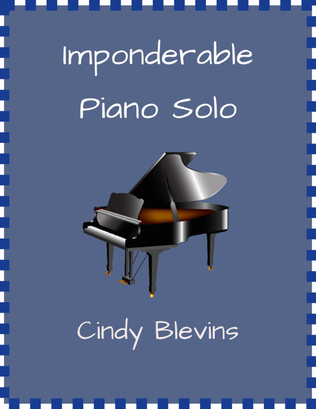 Imponderable, original piano solo